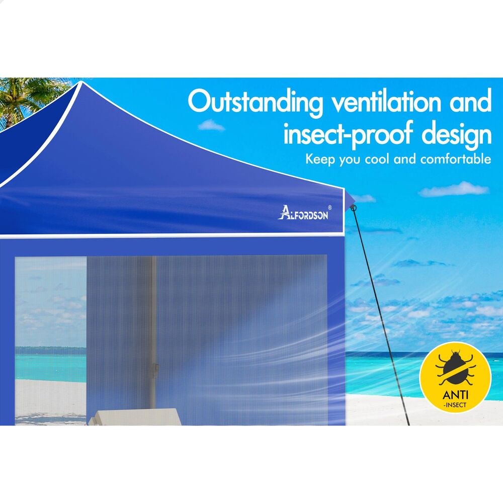 ALFORDSON Gazebo Pop Up Marquee Outdoor Folding Tent Canopy 3x3m 3x4.5m 3x6m - Picture 167 of 291