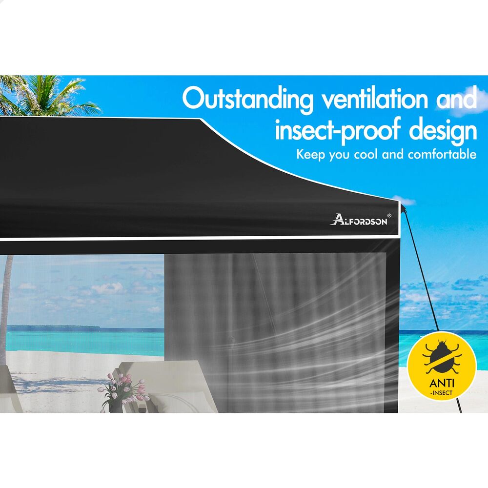 ALFORDSON Gazebo Pop Up Marquee Outdoor Folding Tent Canopy 3x3m 3x4.5m 3x6m - Picture 203 of 291