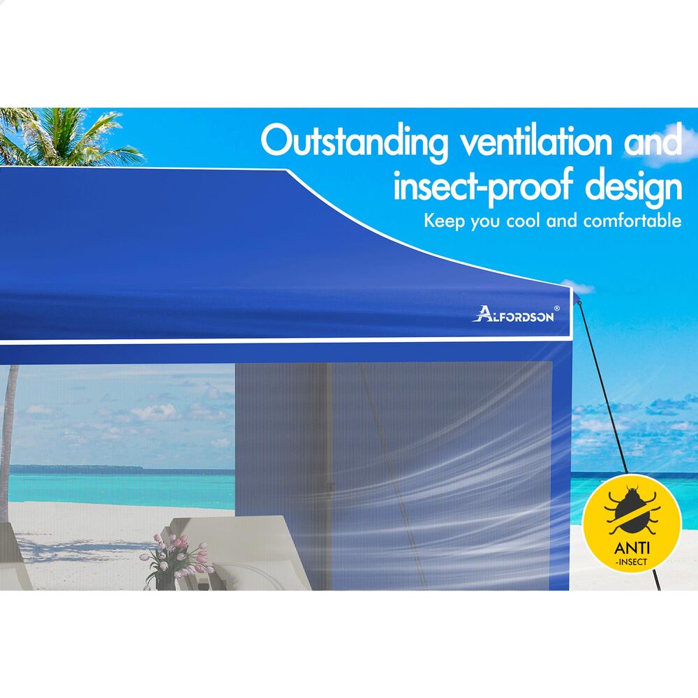 ALFORDSON Gazebo 3x4.5m Pop Up Marquee Outdoor Folding Tent Wedding Party Canopy - Picture 71 of 99