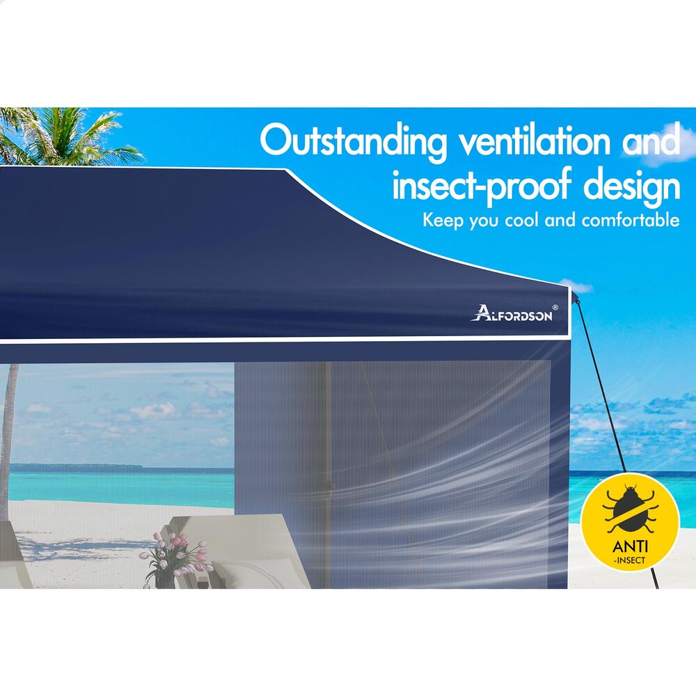 ALFORDSON Gazebo 3x4.5m Pop Up Marquee Outdoor Folding Tent Wedding Party Canopy - Picture 83 of 99