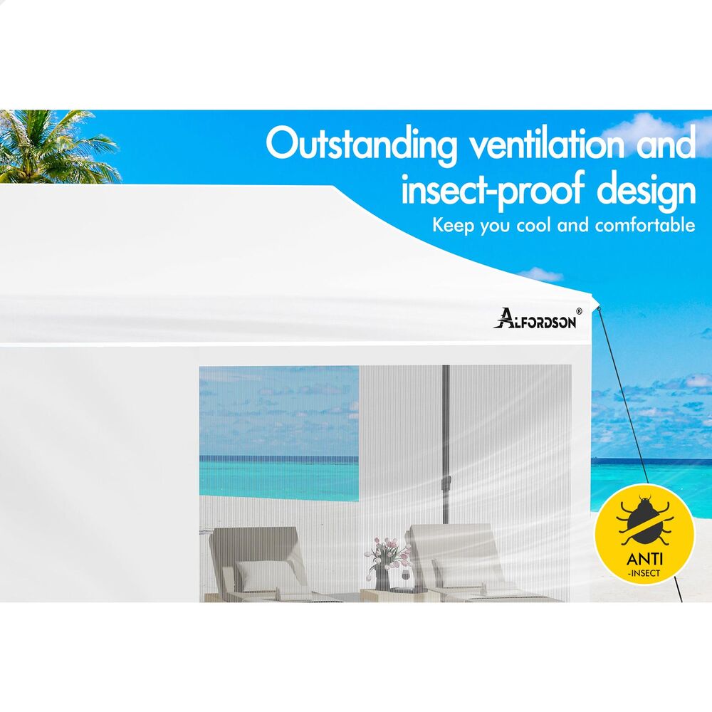 ALFORDSON Gazebo Pop Up Marquee Outdoor Folding Tent Canopy 3x3m 3x4.5m 3x6m - Picture 287 of 291