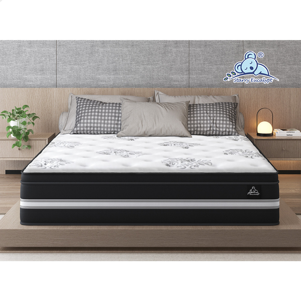 STARRY EUCALYPT Mattress Pocket Spring Latex Cool Gel Foam Queen King Single - Picture 25 of 332