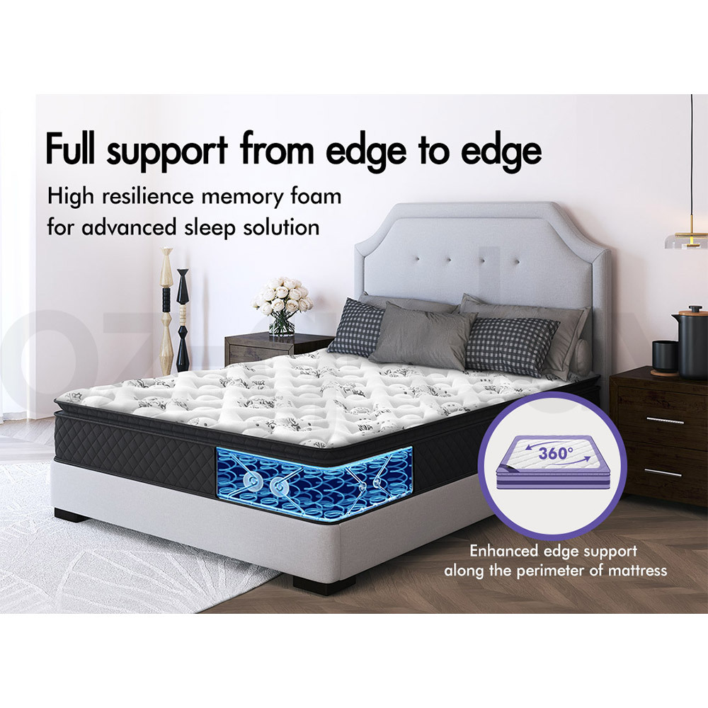 STARRY EUCALYPT Mattress Euro Top Memory Foam Bed Queen Double King Single - Picture 134 of 318