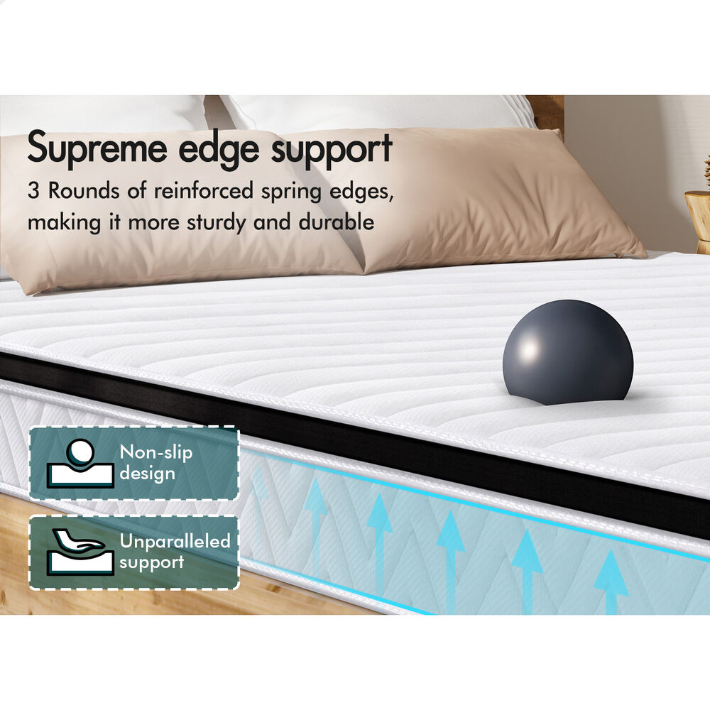 ALFORDSON Mattress Queen Double King Single Bed Euro Top Memory Foam Bedding - Picture 91 of 193
