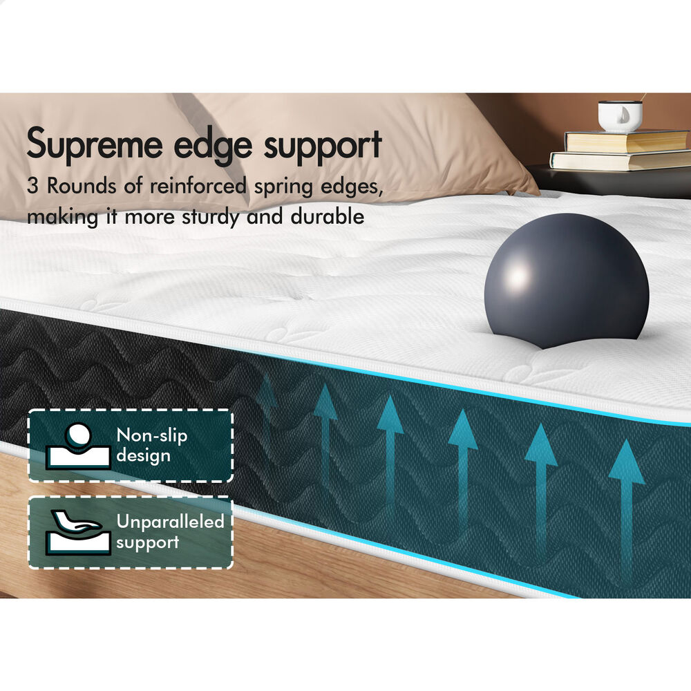 ALFORDSON Mattress Queen Double King Single Bed Euro Top Memory Foam Bedding - Picture 157 of 193