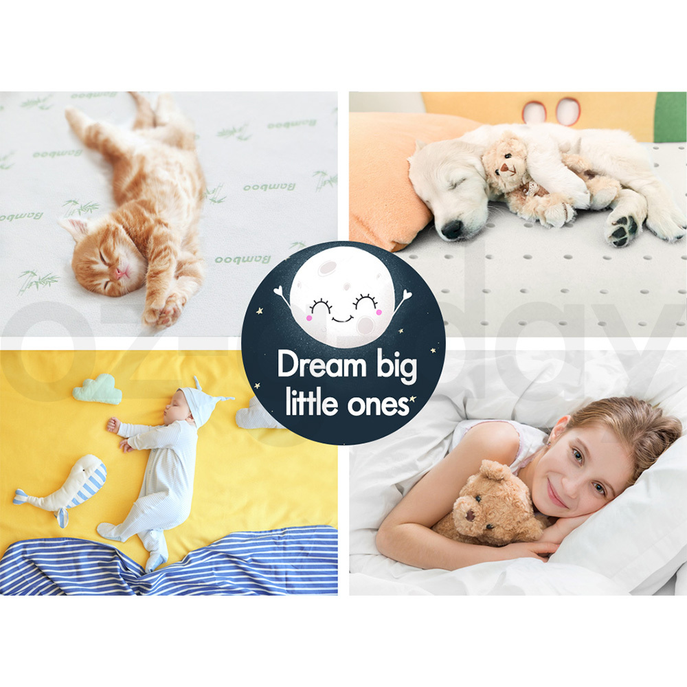 STARRY EUCALYPT Memory Foam Mattress Topper 5/8/10/12cm Bamboo 7-Zone Cool Gel - Picture 488 of 912