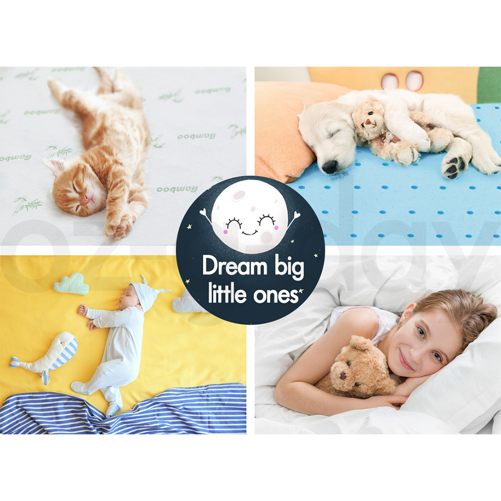 STARRY EUCALYPT Memory Foam Mattress Topper 5/8/10/12cm Bamboo 7-Zone Cool Gel - Picture 212 of 912