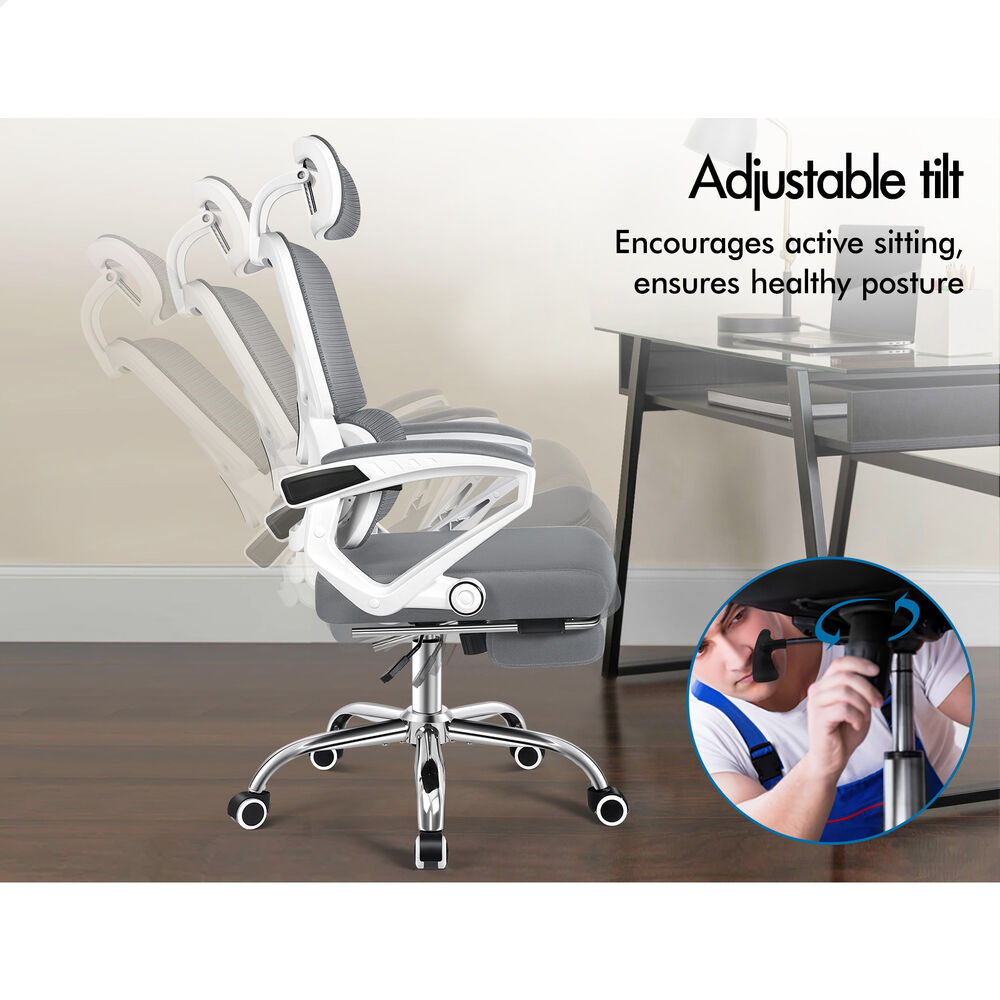 ALFORDSON Mesh Office Chair Executive Computer Fabric Seat Study Work Gaming - Picture 113 of 252