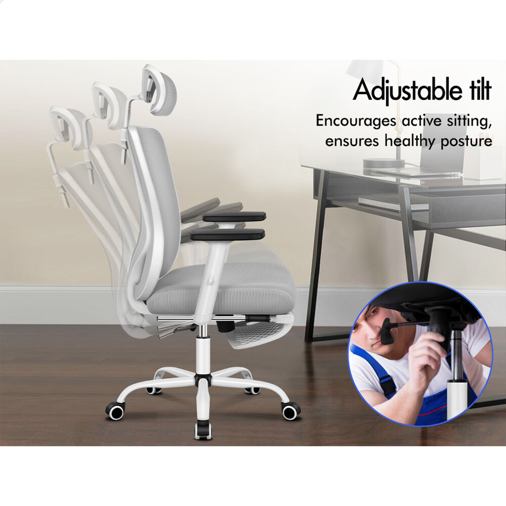 ALFORDSON Mesh Office Chair Executive Computer Fabric Seat Study Work Gaming - Picture 149 of 252