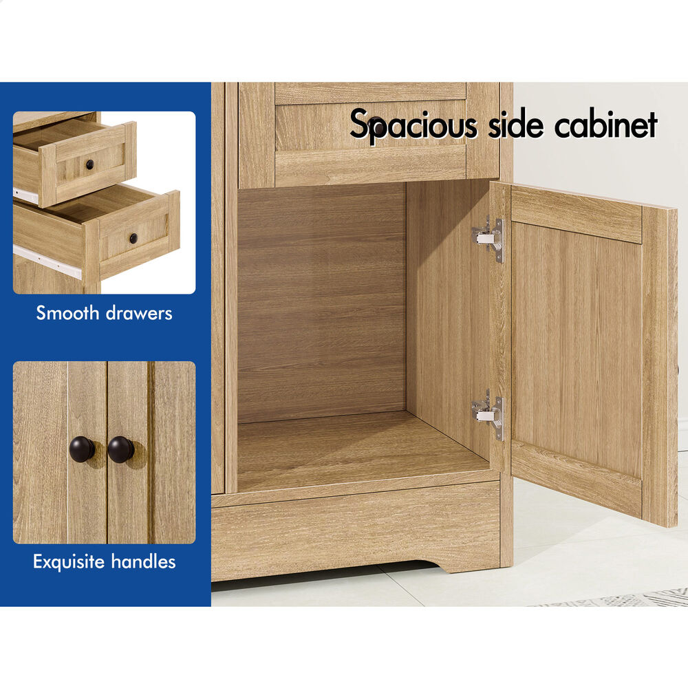 ALFORDSON Buffet Sideboard Cupboard Cabinet Storage Kitchen Hallway Doors Drawer - Picture 92 of 240