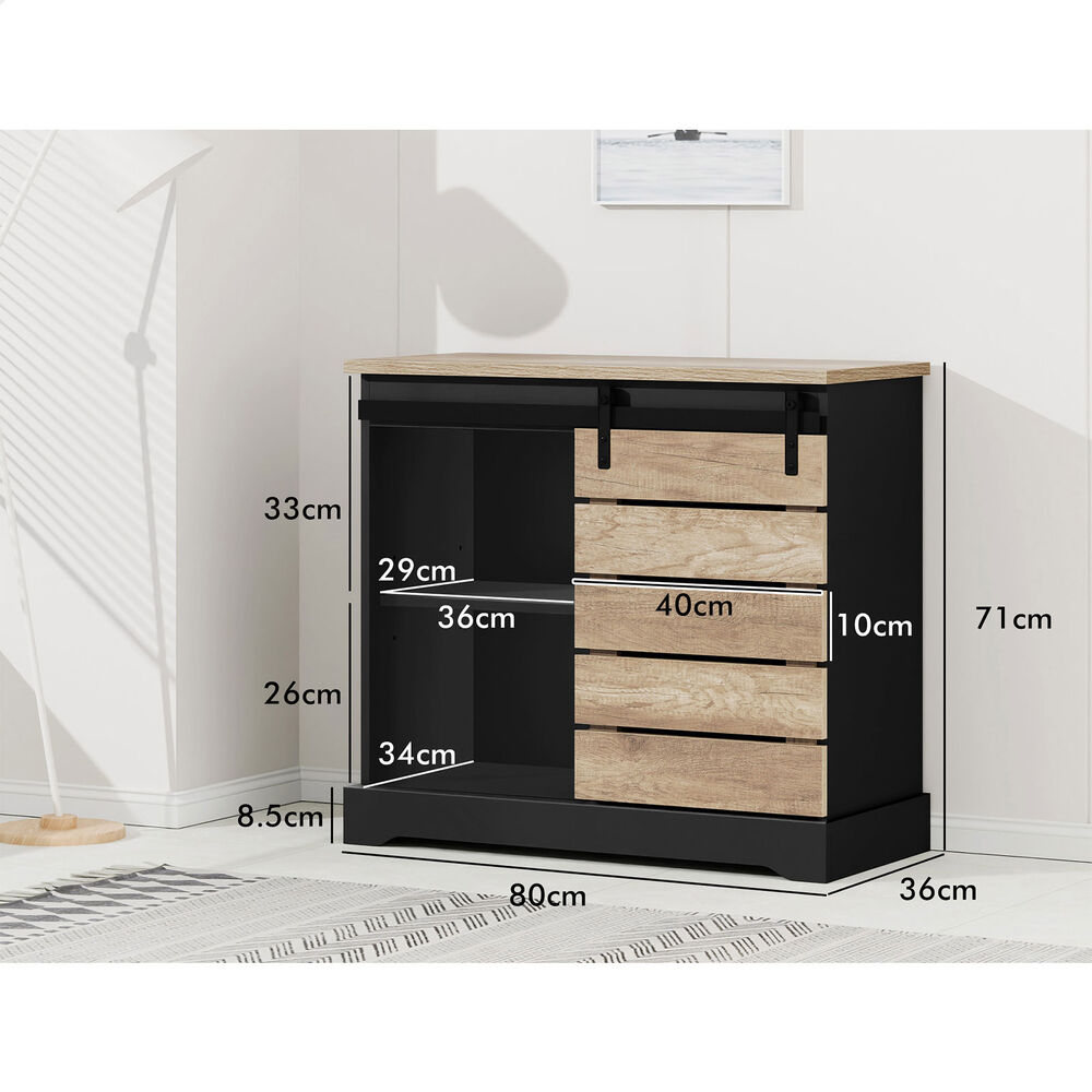 ALFORDSON Buffet Sideboard Cupboard Cabinet Storage Kitchen Hallway Doors Drawer - Picture 68 of 240