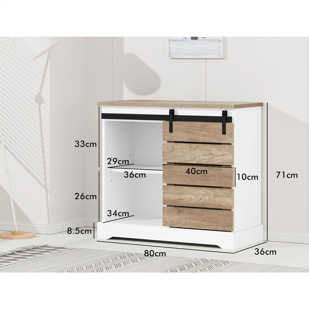 ALFORDSON Buffet Sideboard Cupboard Cabinet Storage Kitchen Hallway Doors Drawer - Picture 80 of 240