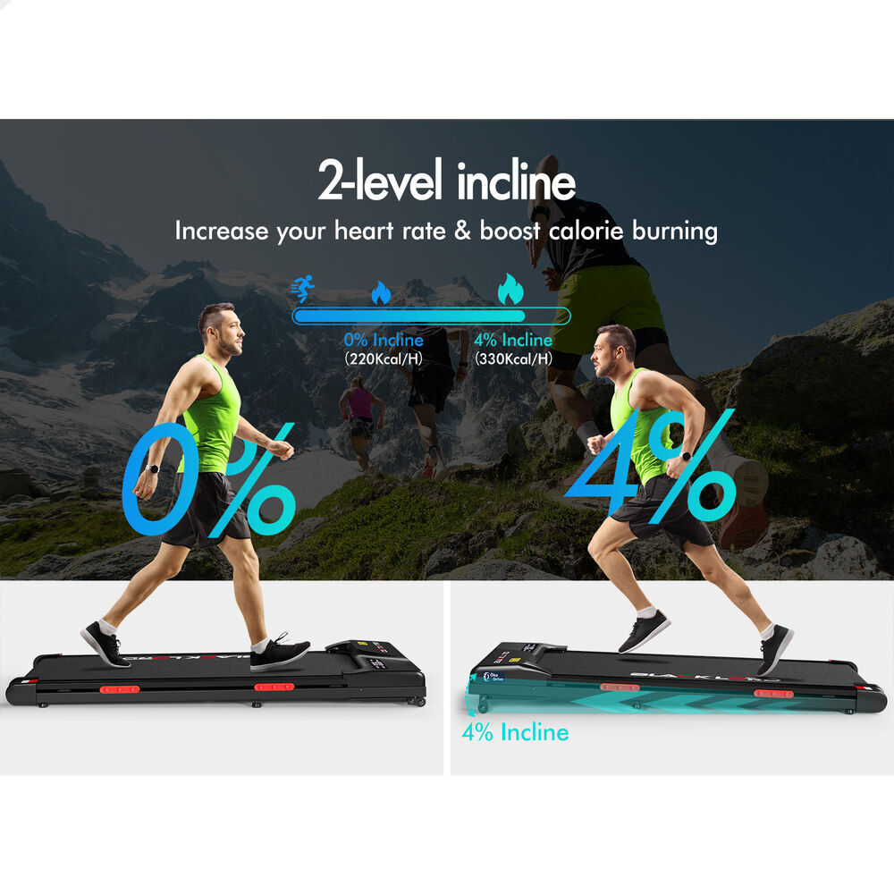 BLACK LORD Treadmill Electric Walking Pad Home Office Gym Fitness Remote Control - Picture 560 of 564