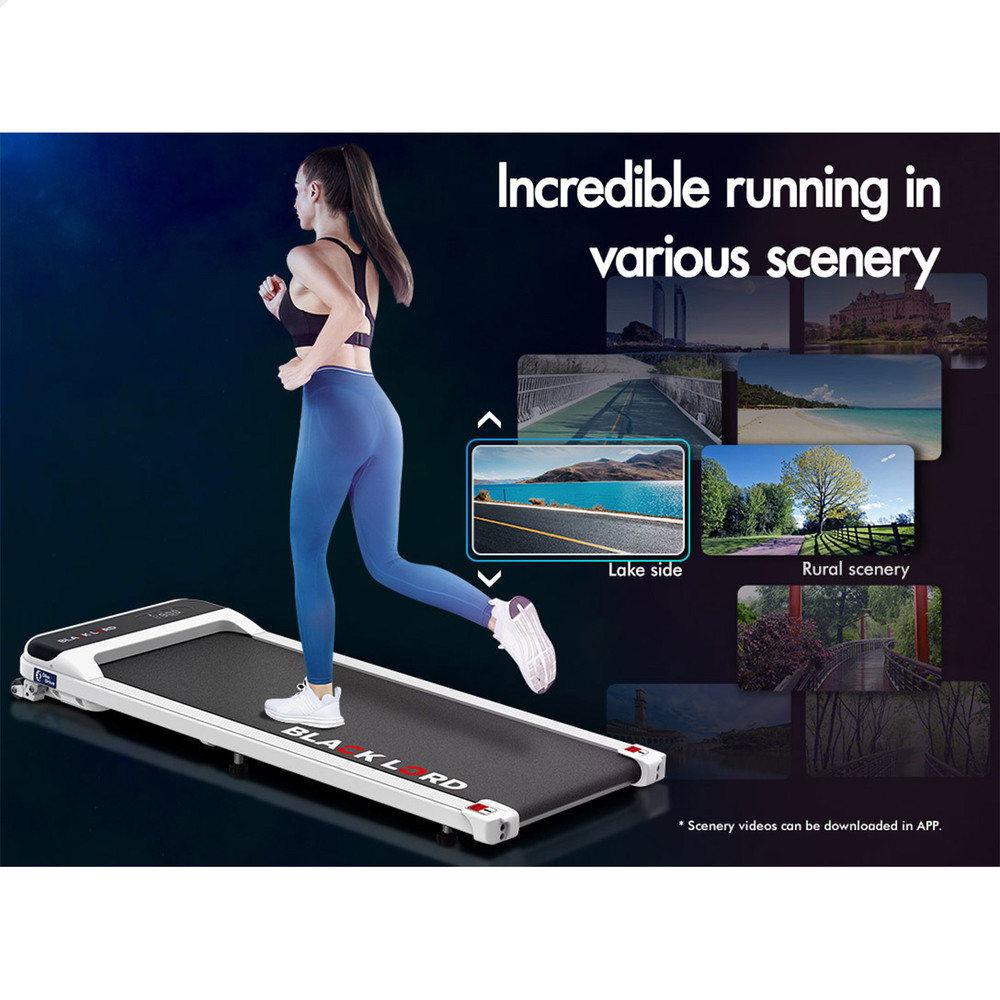 BLACK LORD Treadmill Electric Walking Pad Home Office Gym Fitness Remote Control - Picture 260 of 564