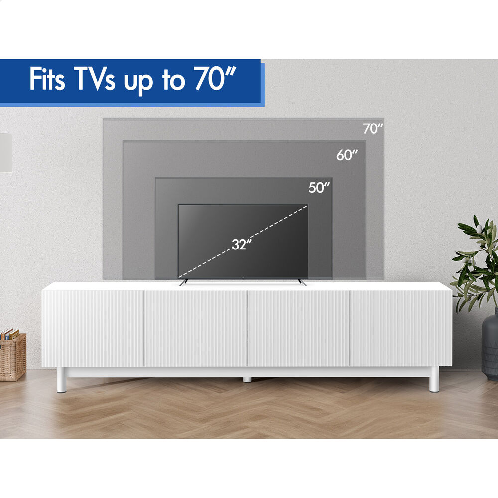 ALFORDSON Entertainment Unit TV Cabinet Stand 180cm Storage Shelves Doors - Picture 56 of 60