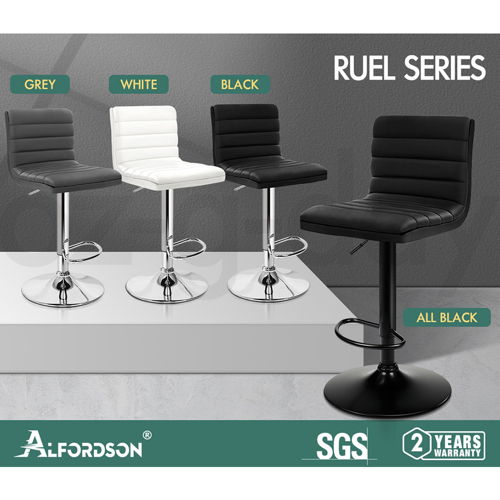 ALFORDSON Bar Stools Kitchen Swivel Gas Lift Wooden Dining Chairs x1/x2/x4 - Picture 21 of 1,152