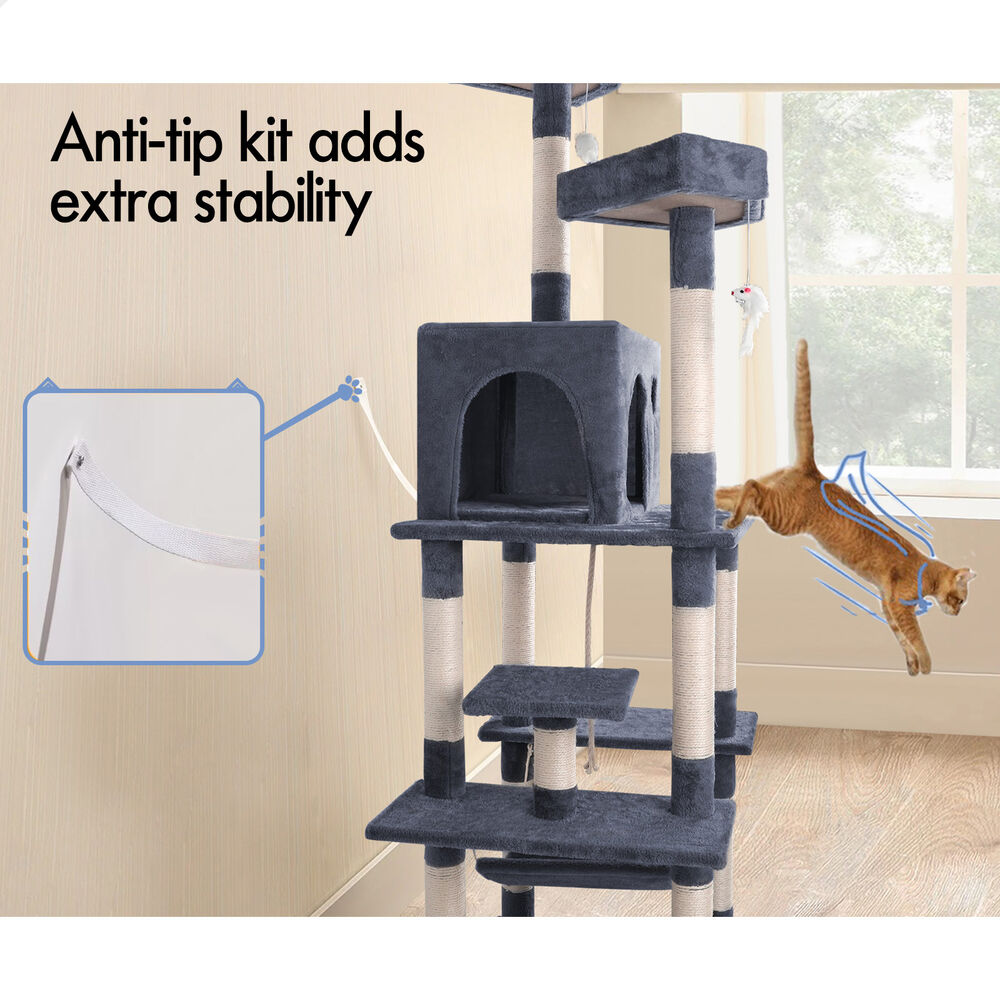BEASTIE Cat Tree Scratching Post Scratcher Tower Condo House Furniture Bed Stand - Picture 317 of 474