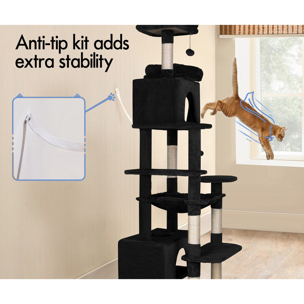 BEASTIE Cat Tree Tower Scratching Post Scratcher Condo House Furniture 184cm - Picture 23 of 38