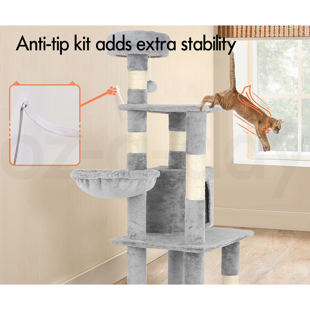 BEASTIE Cat Tree Scratching Post Scratcher Tower Condo House Furniture Bed Stand - Picture 130 of 474