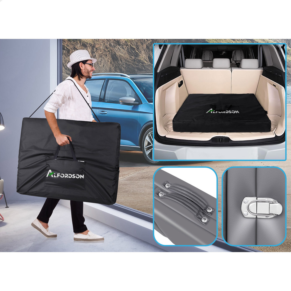 ALFORDSON Massage Table 3 Fold 65/75/85cm Foldable Portable Bed Aluminium Desk - Picture 57 of 168