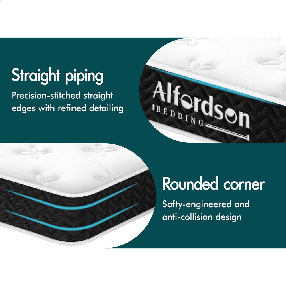 ALFORDSON Mattress Queen Double King Single Bed Euro Top Memory Foam Bedding - Picture 158 of 193