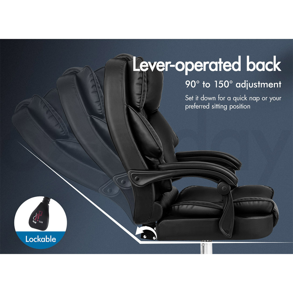 ALFORDSON Office Chair Mesh Executive Gaming Seat Leather Fabric Racing Tilt - Picture 165 of 1,188