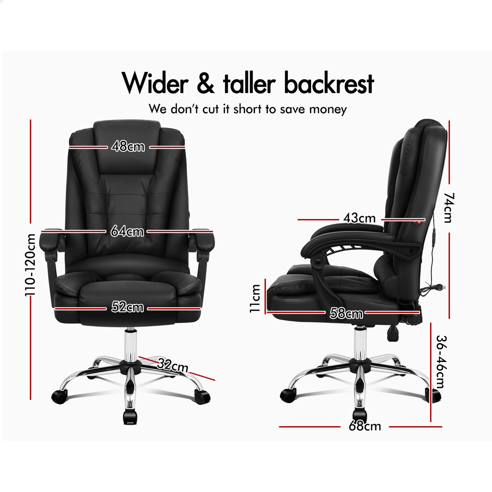 ALFORDSON Office Chair Mesh Executive Gaming Seat Leather Fabric Racing Tilt - Picture 537 of 1,188