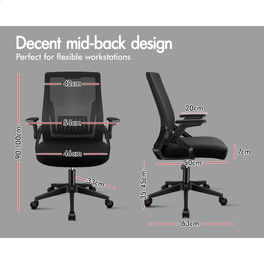 ALFORDSON Mesh Office Chair Executive Computer Fabric Seat Study Work Gaming - Picture 162 of 252