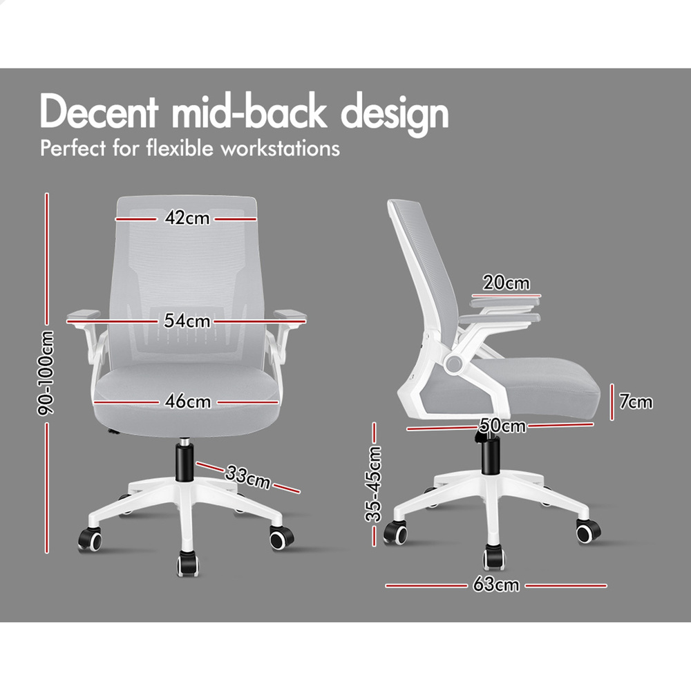 ALFORDSON Mesh Office Chair Executive Computer Fabric Seat Study Work Gaming - Picture 184 of 252