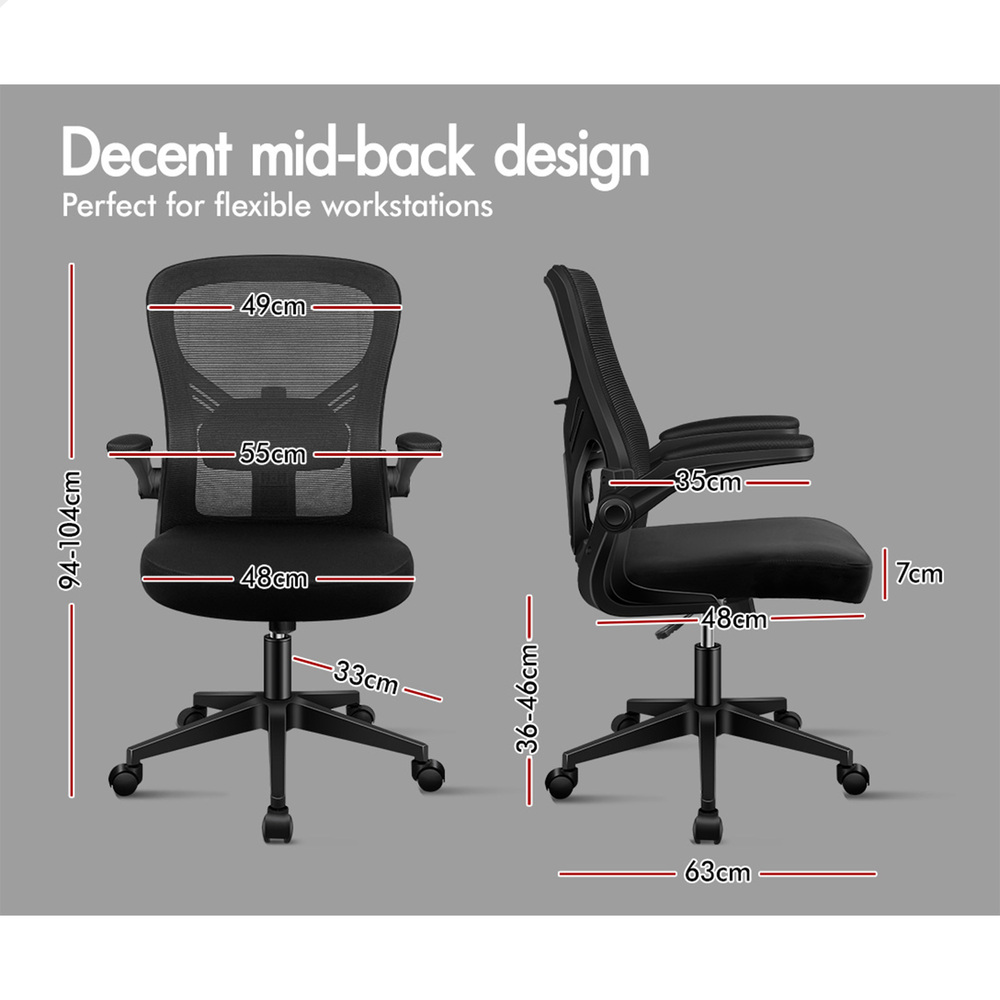 ALFORDSON Mesh Office Chair Executive Computer Fabric Seat Study Work Gaming - Picture 195 of 252