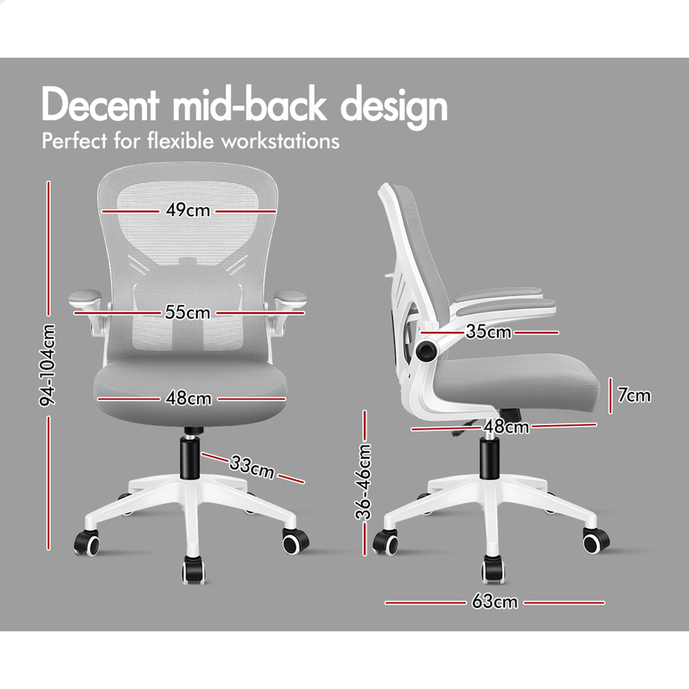 ALFORDSON Mesh Office Chair Executive Computer Fabric Seat Study Work Gaming - Picture 217 of 252
