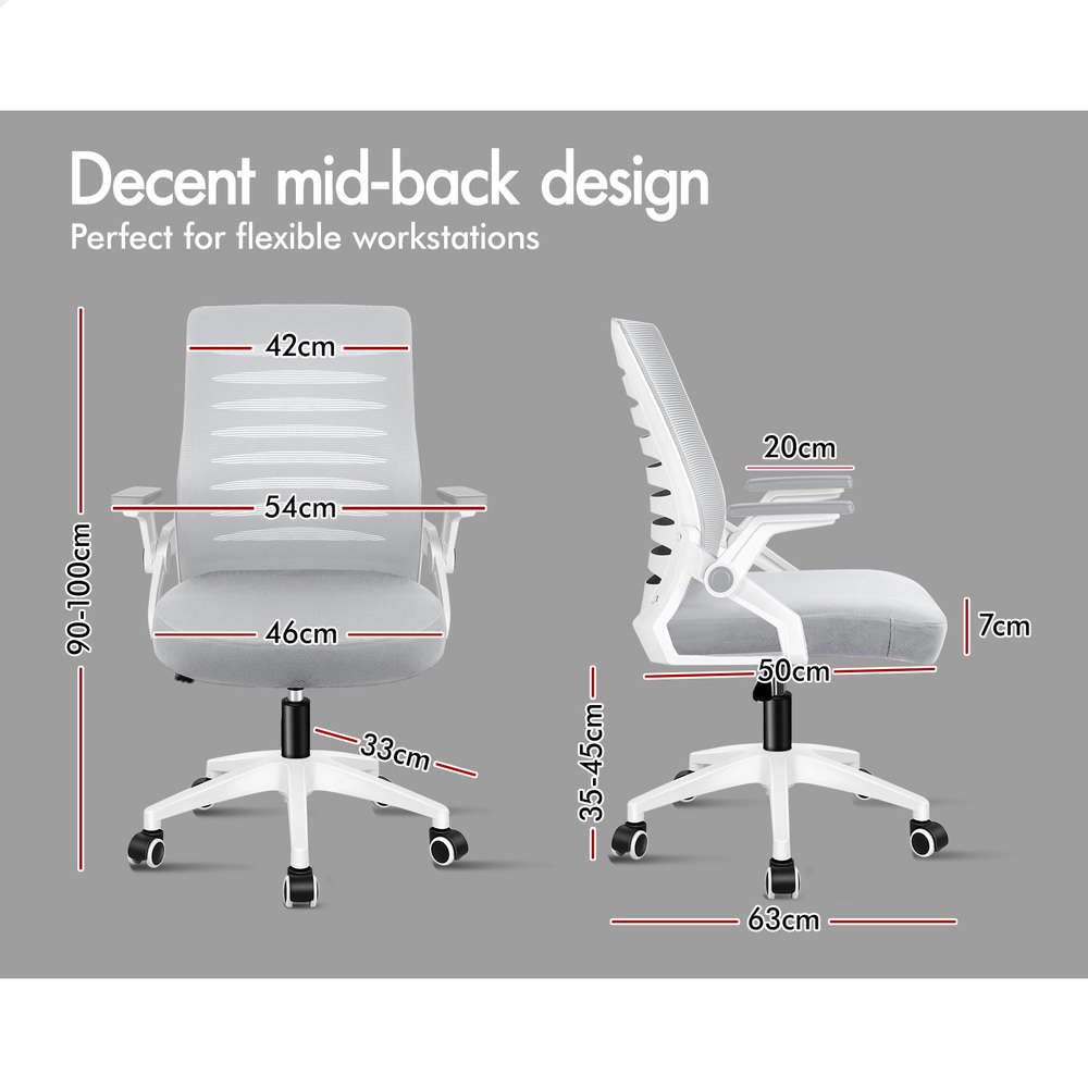ALFORDSON Mesh Office Chair Executive Computer Fabric Seat Study Work Gaming - Picture 250 of 252