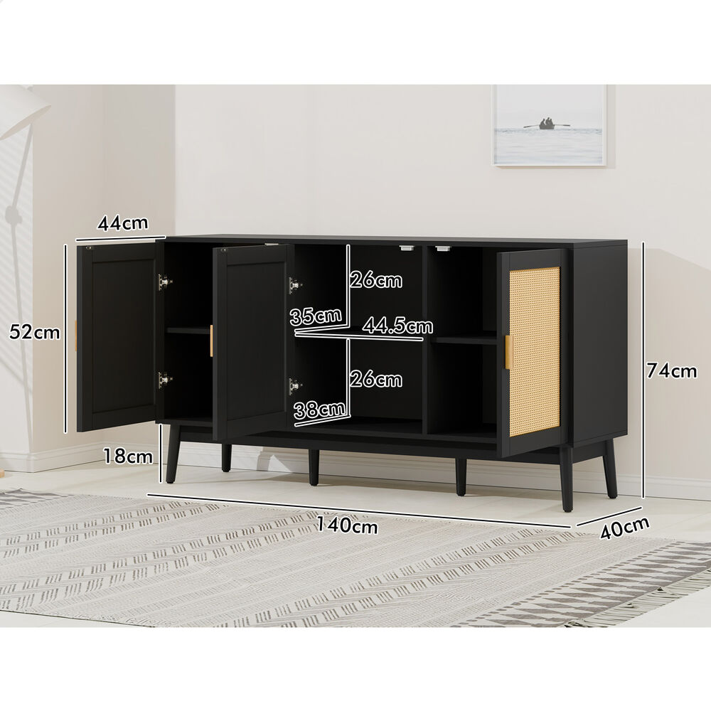 ALFORDSON Buffet Sideboard Cupboard Cabinet Storage Kitchen Hallway Doors Drawer - Picture 45 of 240