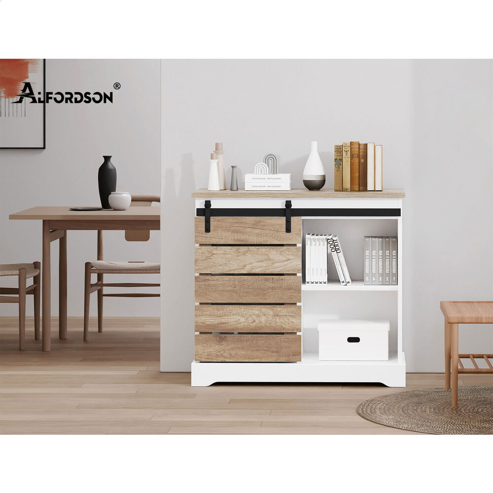 ALFORDSON Buffet Sideboard Cupboard Cabinet Storage Kitchen Hallway Doors Drawer - Picture 81 of 240