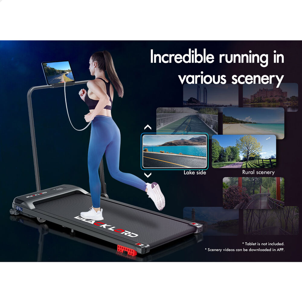 BLACK LORD Treadmill Electric Walking Pad Home Office Gym Fitness Remote Control - Picture 273 of 564