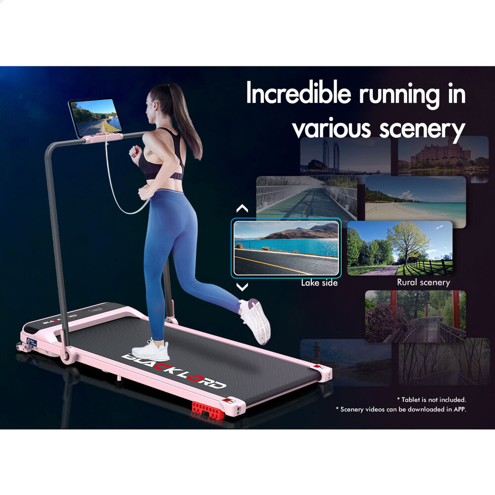 BLACK LORD Treadmill Electric Walking Pad Home Office Gym Fitness Remote Control - Picture 285 of 564