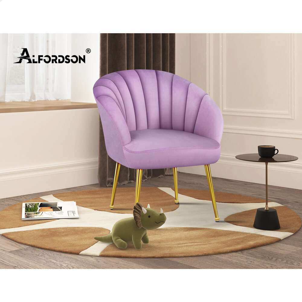 ALFORDSON Armchair Lounge Chair Tub Arm Chair Accent Chairs Sofa Couch Velvet - Picture 69 of 70