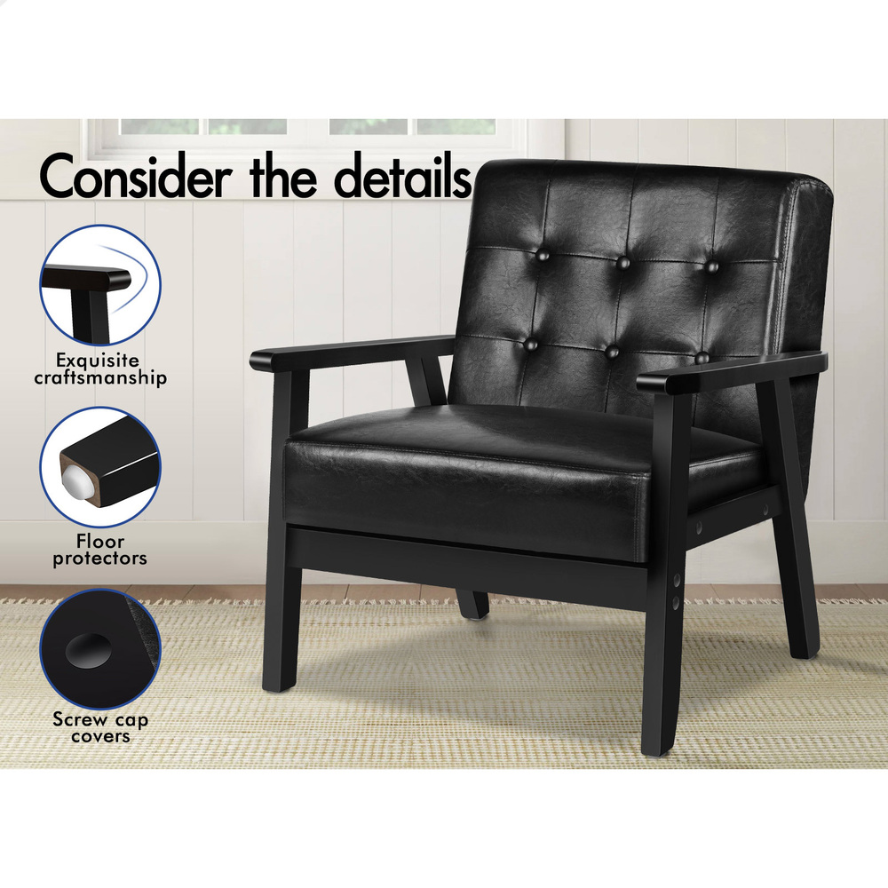 ALFORDSON Armchair Lounge Chair 1/ 2 Seater Sofa Loveseat Fabric Accent Chair - Picture 21 of 192