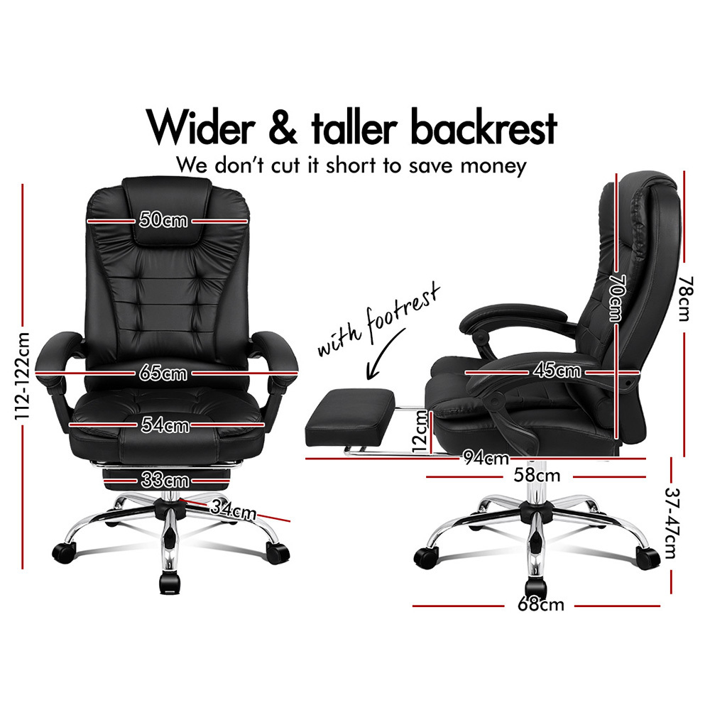 ALFORDSON Massage Office Chair Heated Executive Computer Seat