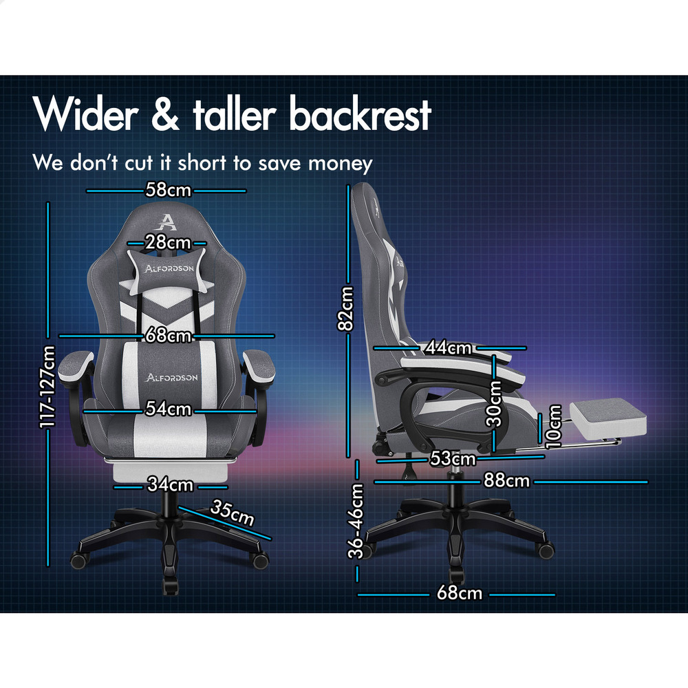 Embroidered gaming chair online