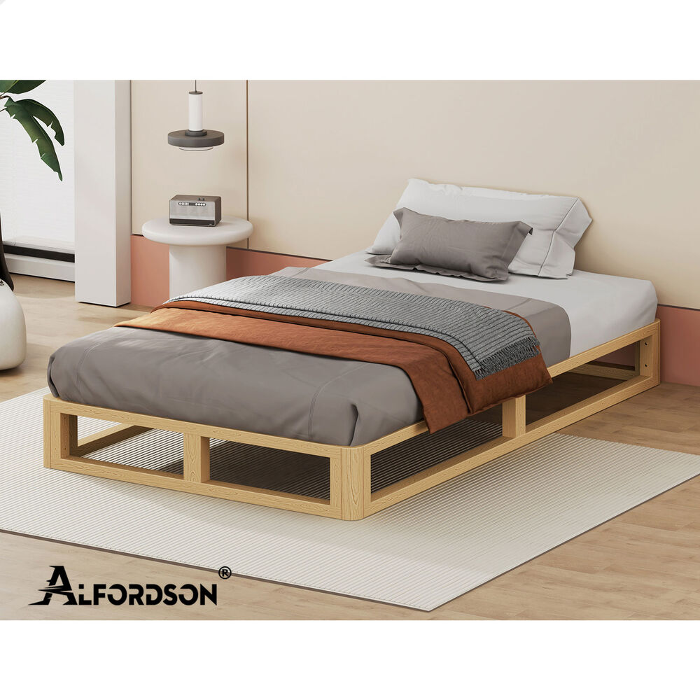 ALFORDSON Bed Frame Queen Double King Single Size Wooden Mattress Base JACOB - Picture 23 of 57