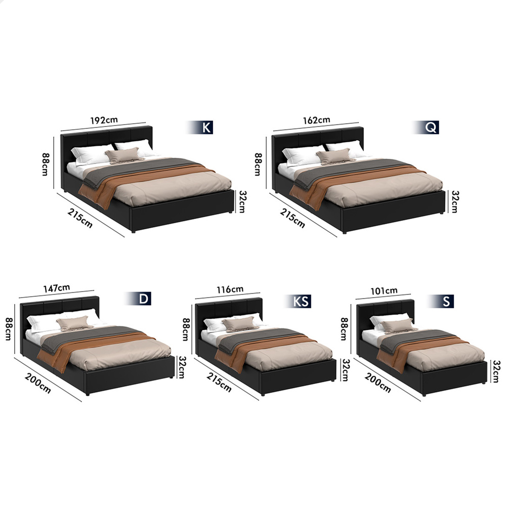 ALFORDSON Bed Frame Queen Double King Single Gas Lift Storage Mattress Base - Picture 172 of 306