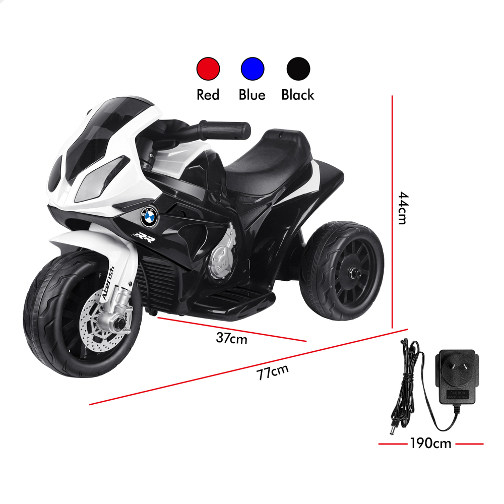 BMW Kids Ride On Car Motorbike S1000RR Licensed Electric Toys Police Bike - Picture 11 of 37