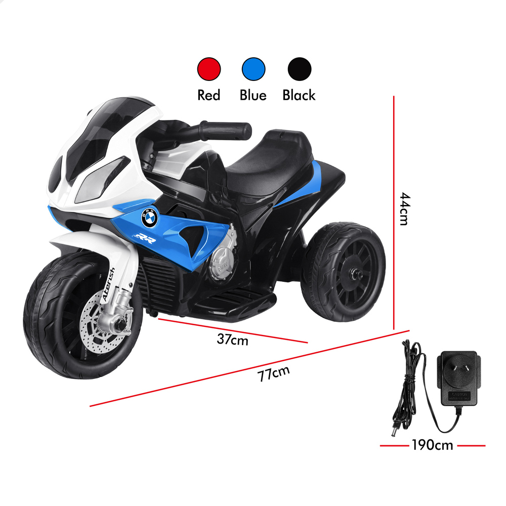 BMW Kids Ride On Car Motorbike S1000RR Licensed Electric Toys Police Bike - Picture 23 of 37