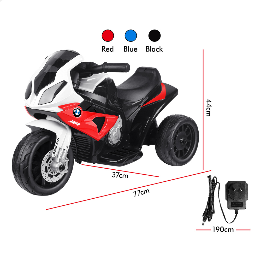 BMW Kids Ride On Car Motorbike S1000RR Licensed Electric Toys Police Bike - Picture 35 of 37