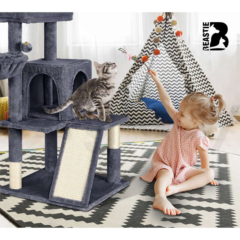 BEASTIE Cat Tree Scratching Post Scratcher Tower Condo House Furniture Bed Stand - Picture 56 of 474