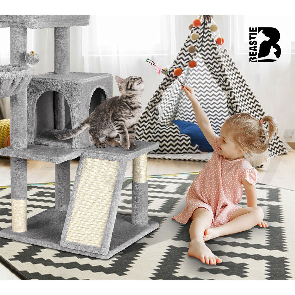 BEASTIE Cat Tree Scratching Post Scratcher Tower Condo House Furniture Bed Stand - Picture 67 of 474