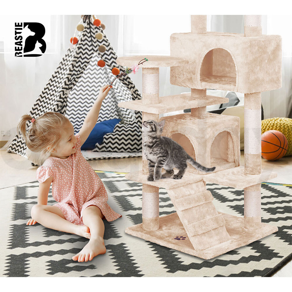 BEASTIE Cat Tree Scratching Post Scratcher Tower Condo House Furniture Bed Stand - Picture 143 of 474
