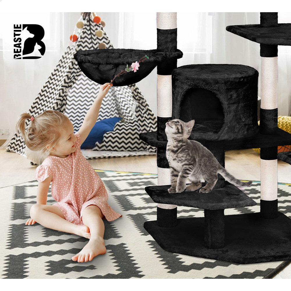 BEASTIE Cat Tree Scratching Post Scratcher Tower Condo House Furniture Bed Stand - Picture 340 of 474