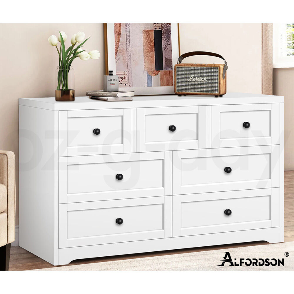 ALFORDSON Chest of Drawers Hamptons Storage Cabinet Dresser Tallboy Buffet - Picture 83 of 154